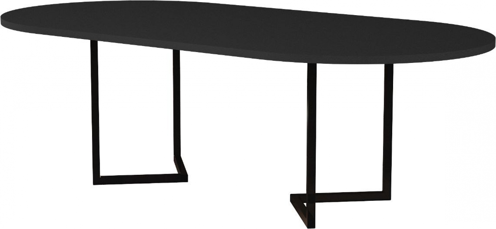 Банкетный стол Dallas 240x120 см черного цвета в аренду