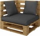 Pallete Wood с подушками