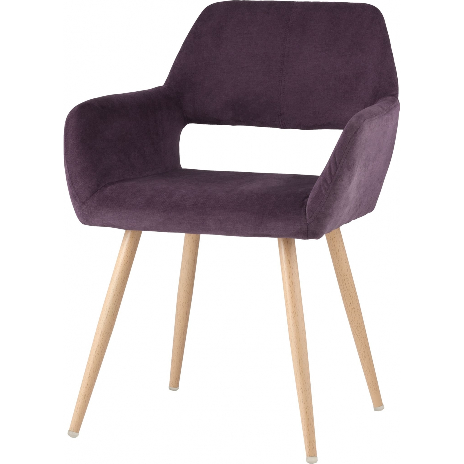 Стул с подлокотниками Bonette фиолетового цвета в аренду