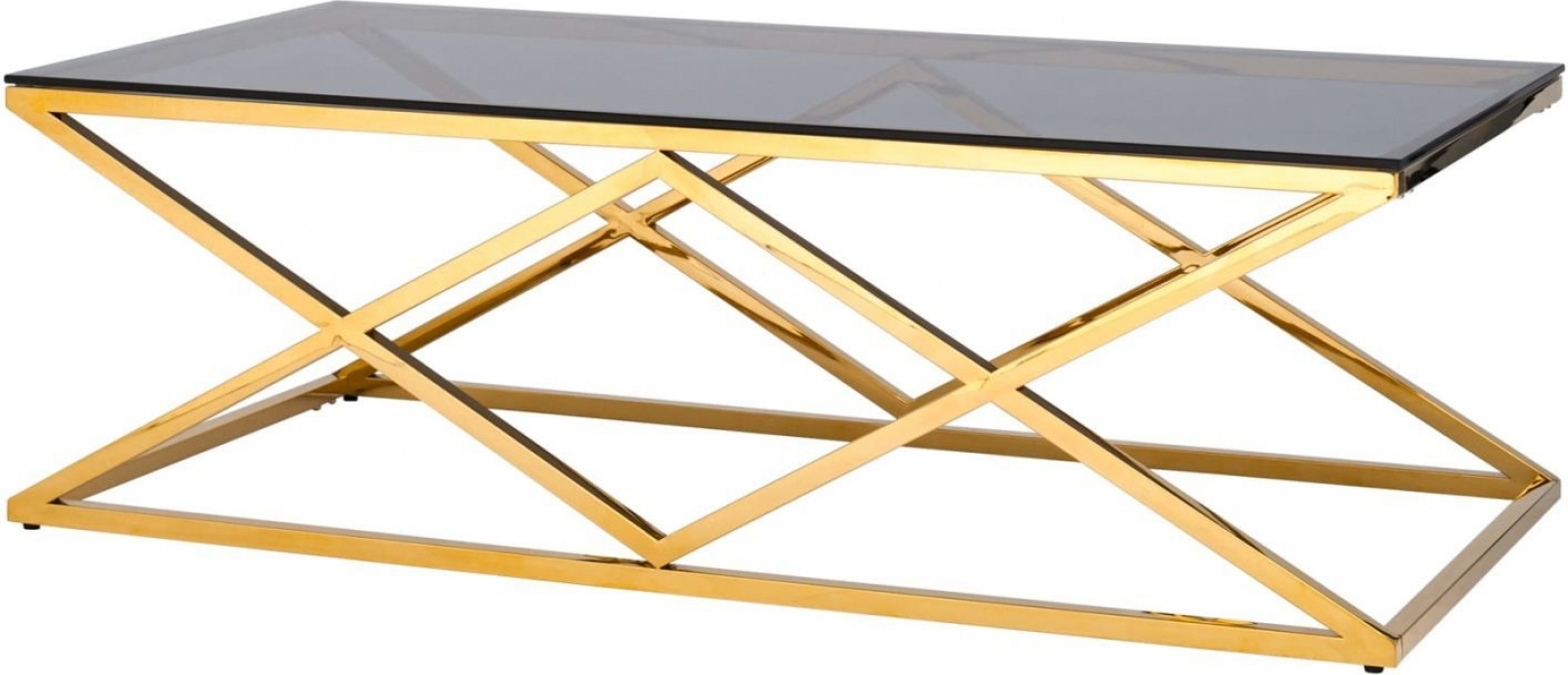 Журнальный стол Honore золотистого цвета в аренду