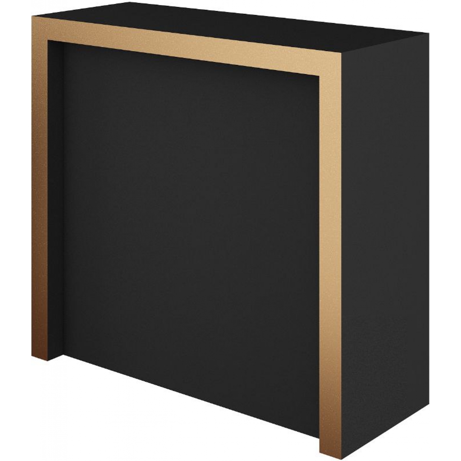 Барная стойка Frame Gold черного цвета в аренду
