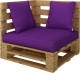 Pallete Wood с подушками