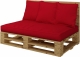 Pallete Wood с подушками