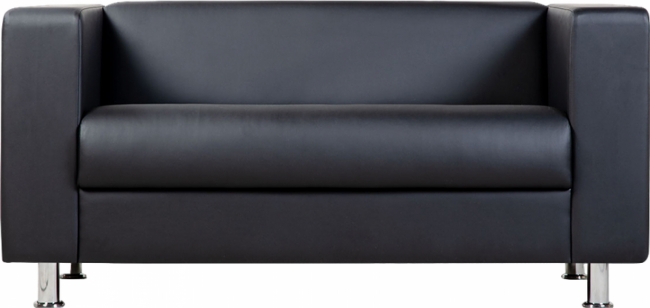 Двухместный диван Альмерия черного цвета