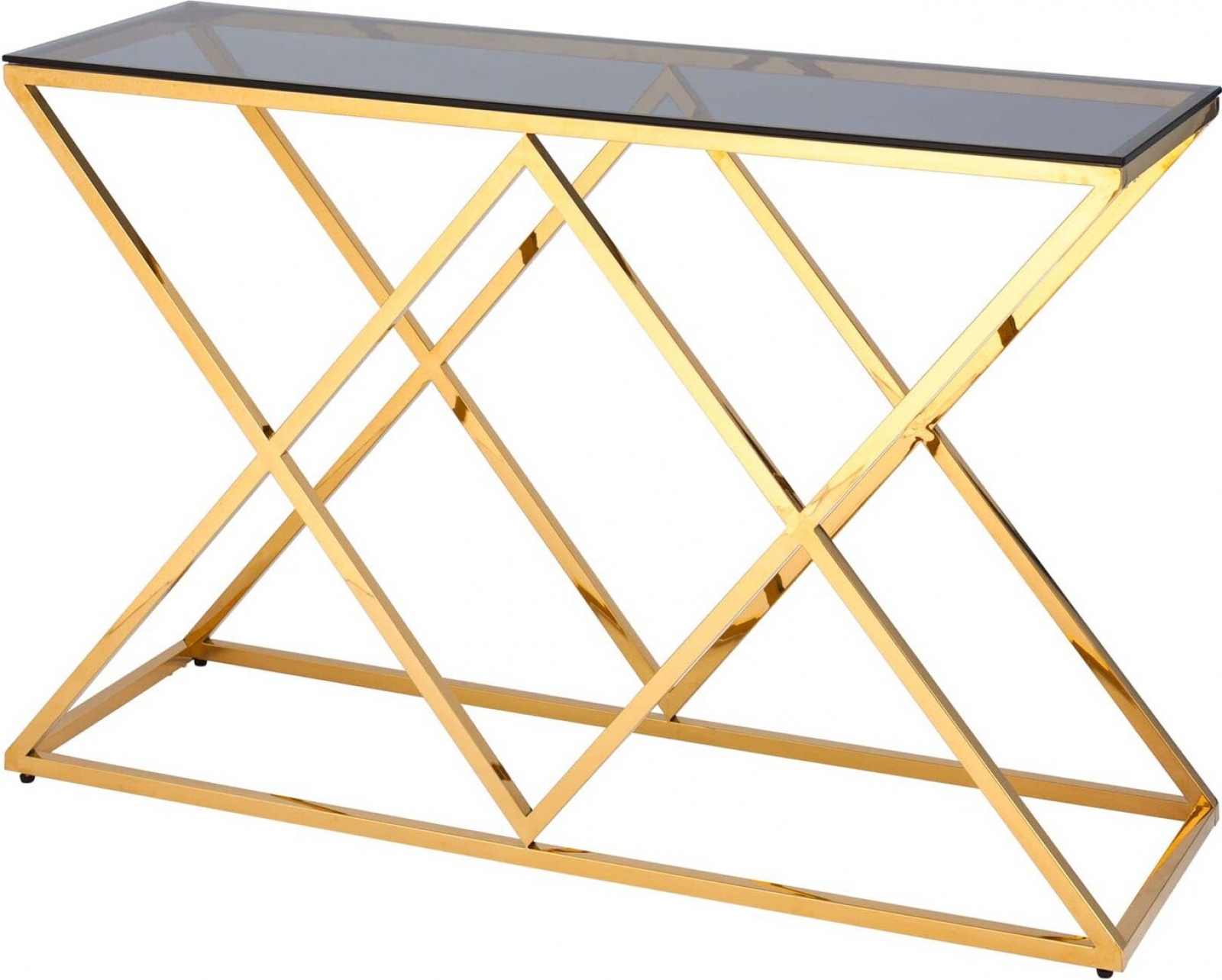 Консоль Oblique золотистого цвета в аренду