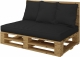 Pallete Wood с подушками